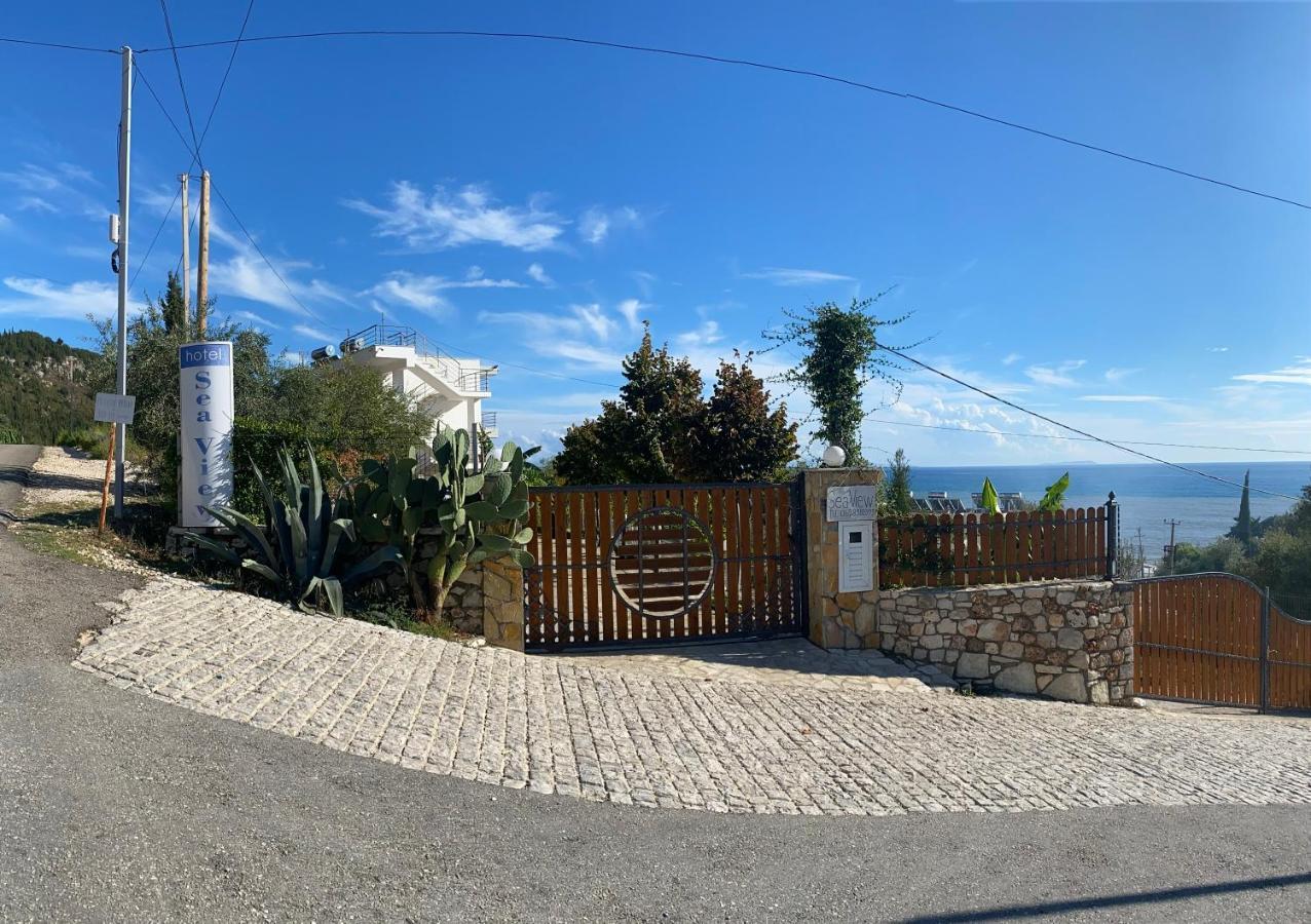 Sea View Hotel Dhermi Bagian luar foto